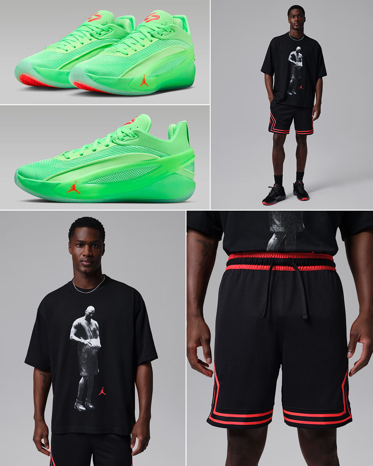 Jordan Luka 5 Viper Edge Shoes x Jordan Dri Fit Sport T Shirt and Shorts Outfit