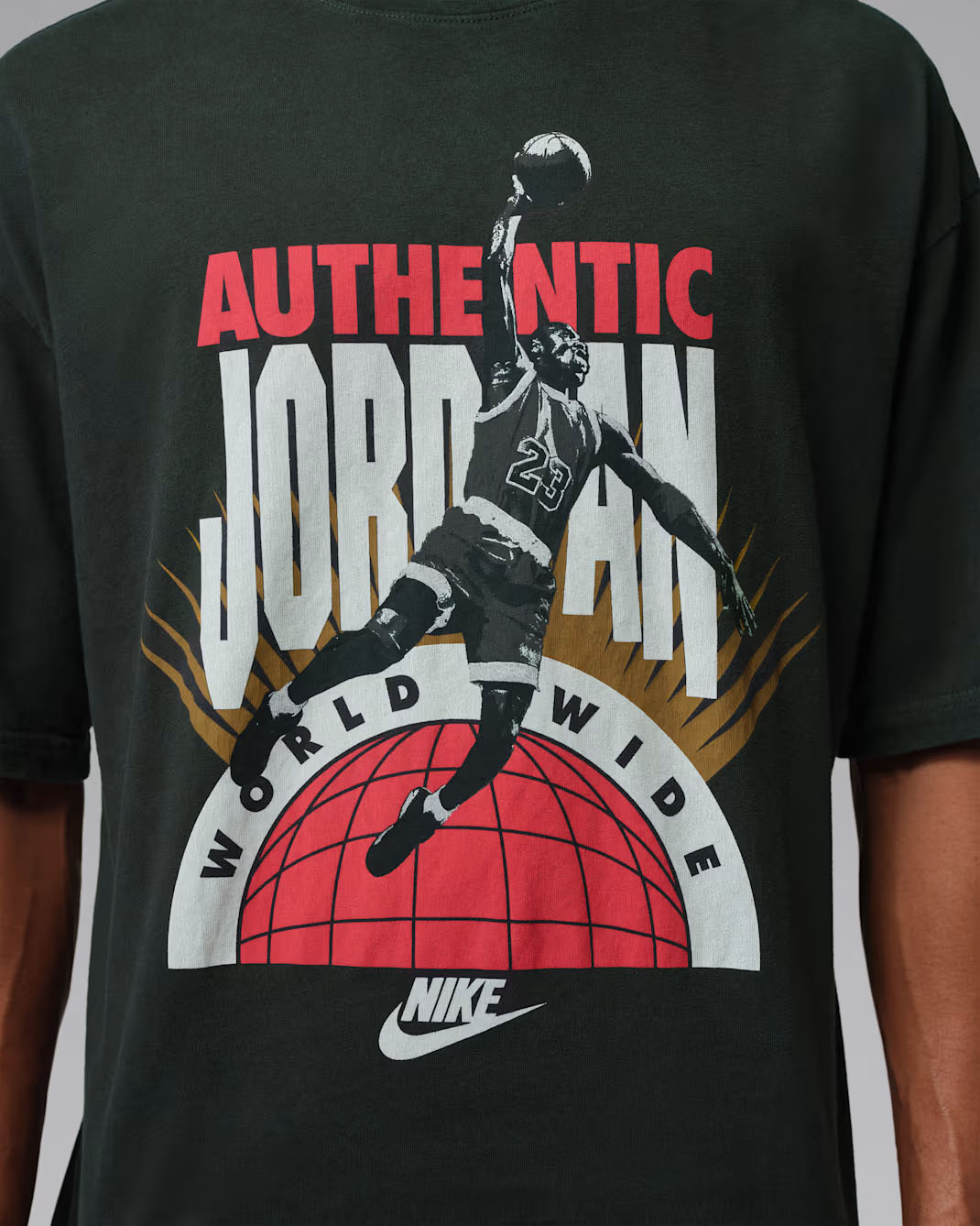 Jordan Men's Oversized Reissue T-Shirt Off Noir Infrared 23 1