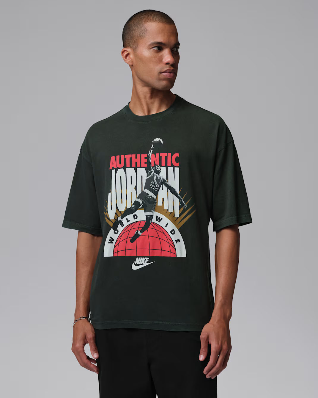 Jordan Men's Oversized Reissue T-Shirt Off Noir Infrared 23