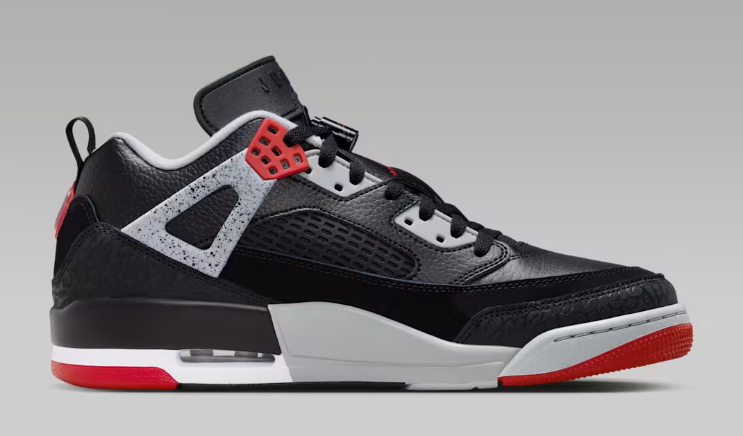 Jordan Spizike Low Black Cement Mens Shoes 3