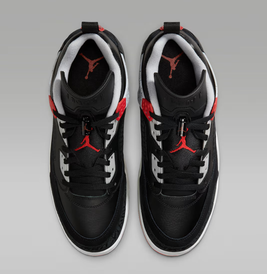 Jordan Spizike Low Black Cement Mens Shoes 4