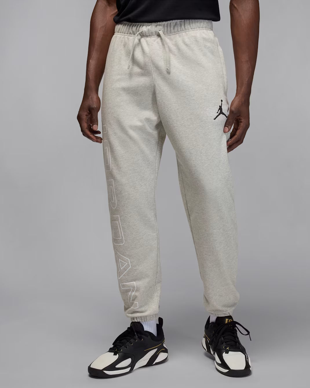 Jordan Sport Crossover Mens Fleece Pants Grey Heather