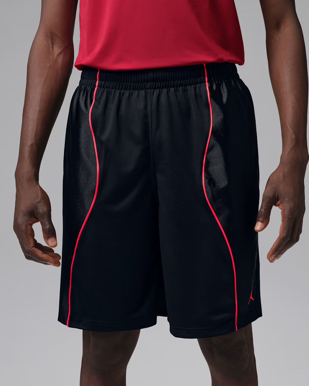 Jordan Sport Mens Dri Fit Y2K Shorts Black Infrared 23 1