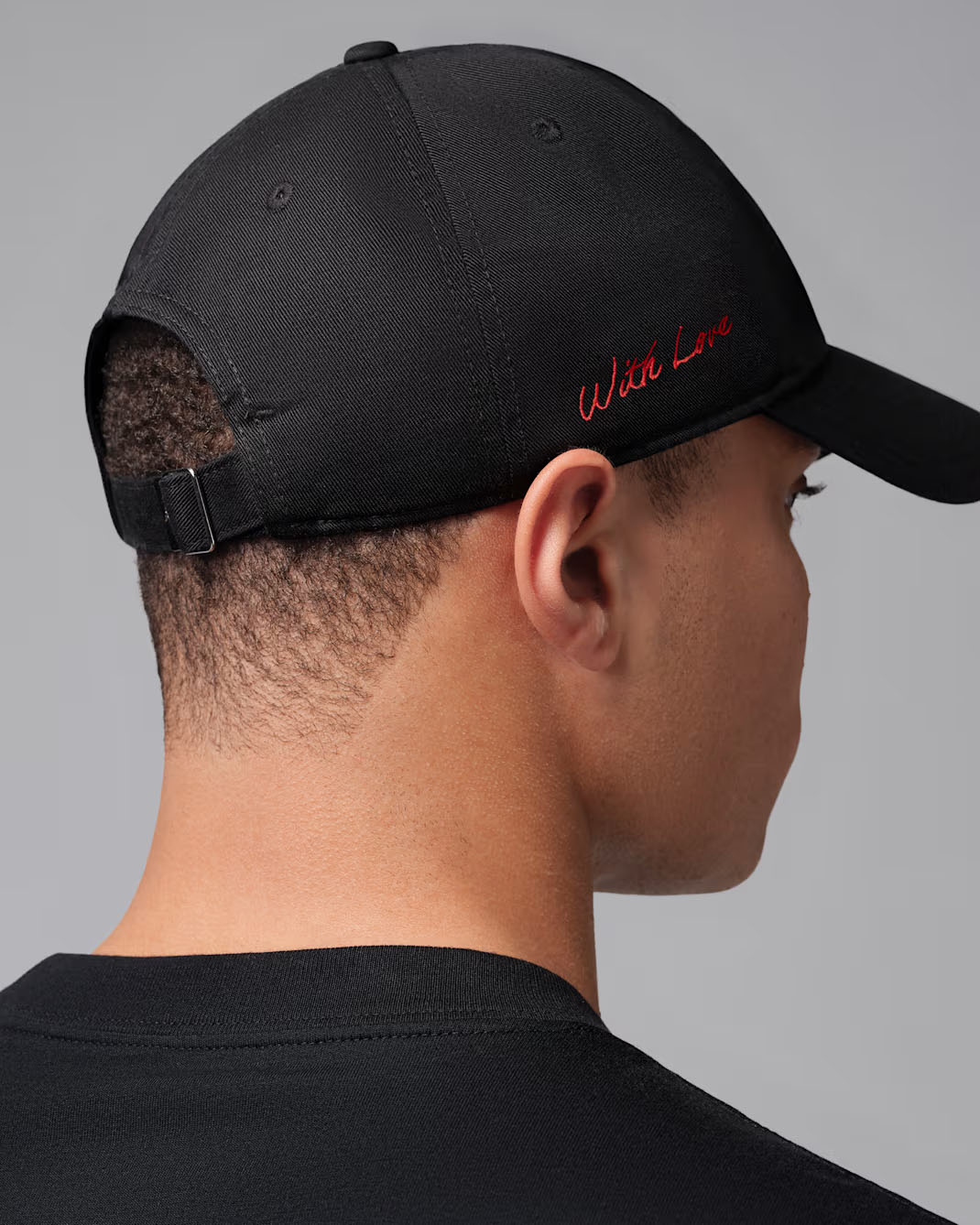 Jordan Valentines Day 2026 Club Cap Hat Black Red 2