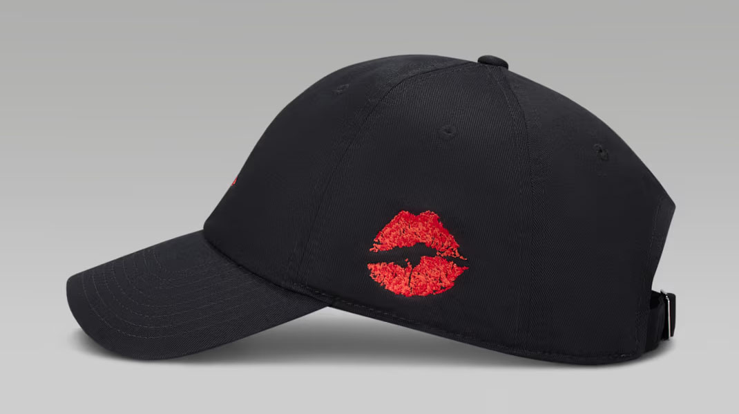 Jordan Valentines Day 2026 Club Cap Hat Black Red 4