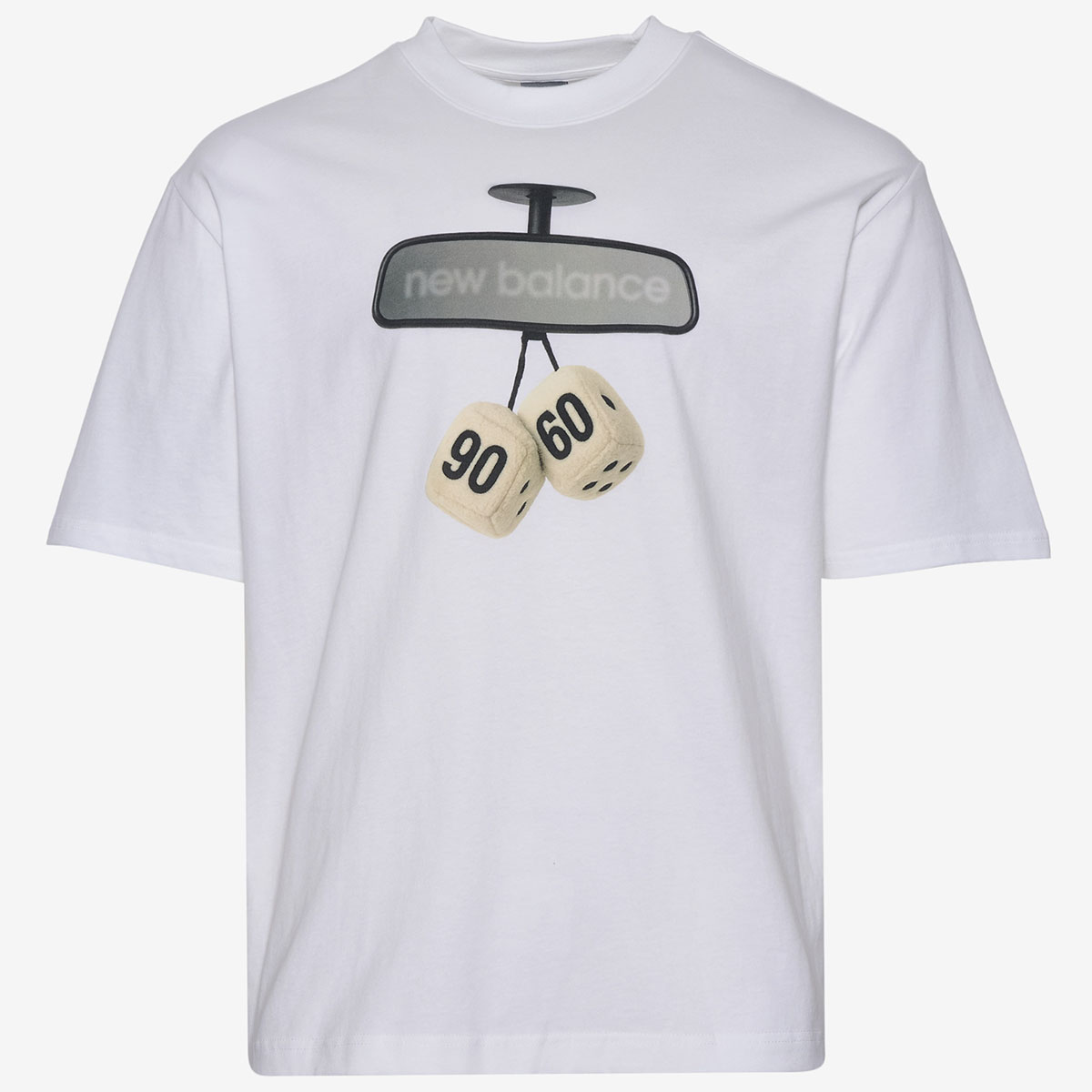 New Balance 9060 Mens Mirror T Shirt White 1