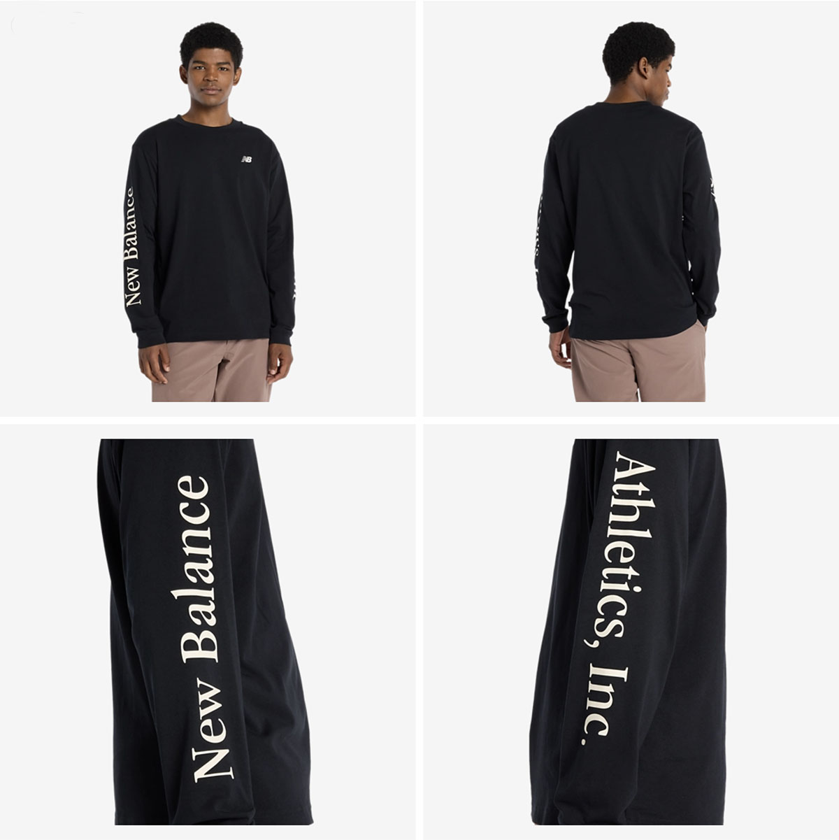 New-Balance-Athletics-Mens-Classic-Long-Sleeve-T-Shirt-Black-White