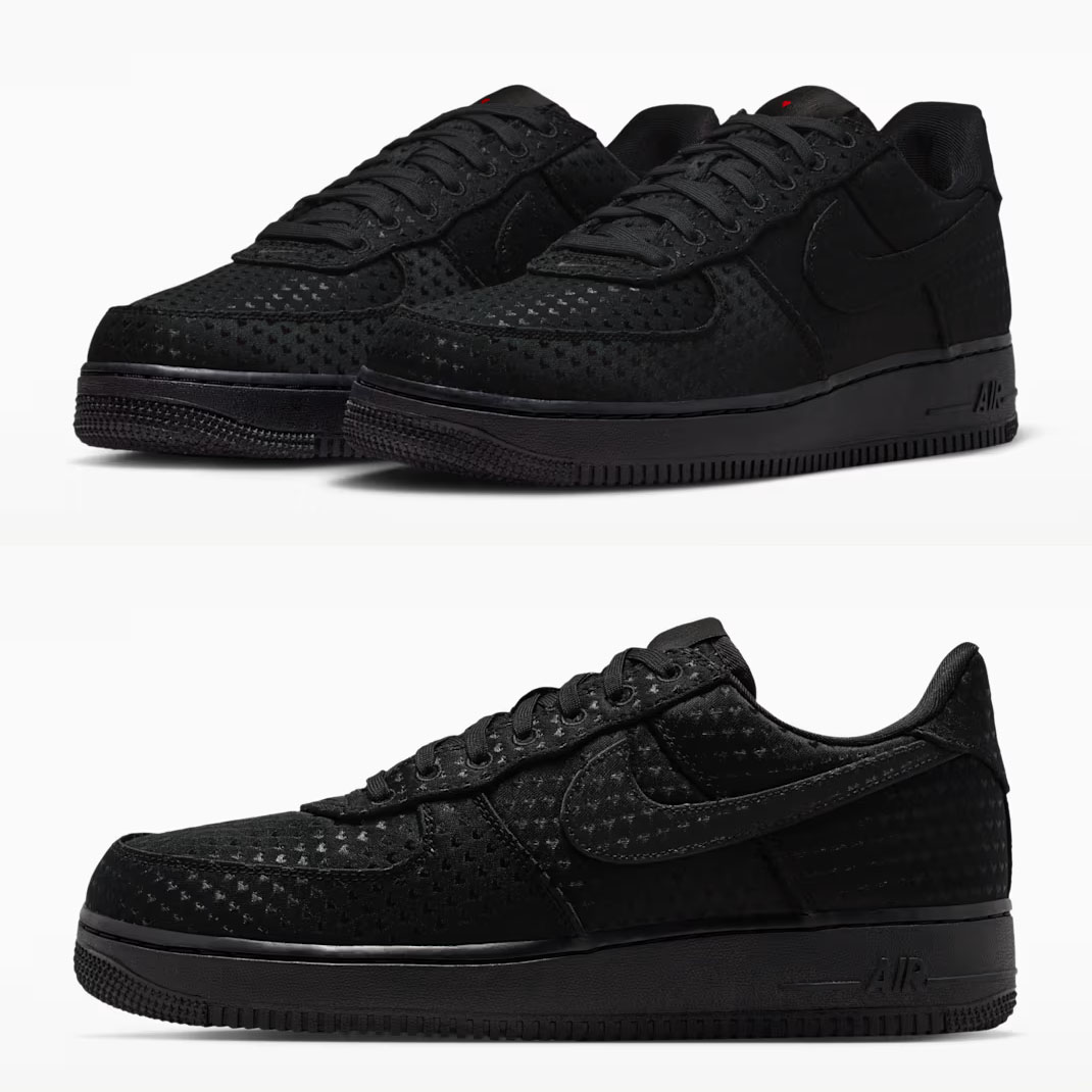 Nike Air Force 1 Low Retro Valentines Day 2026 Black Mens Shoes IB6836-001