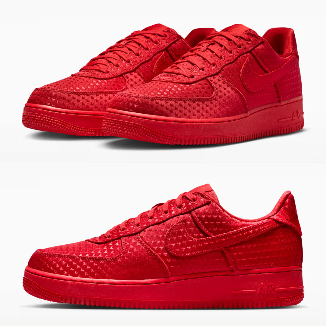 Nike Air Force 1 Low Retro Valentines Day 2026 University Red Mens Shoes IB6836-600
