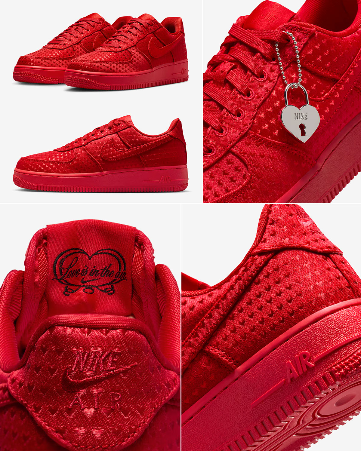 Nike Air Force 1 Low SE Valentines Day 2026 University Red Womens Sneakers IQ9965-600