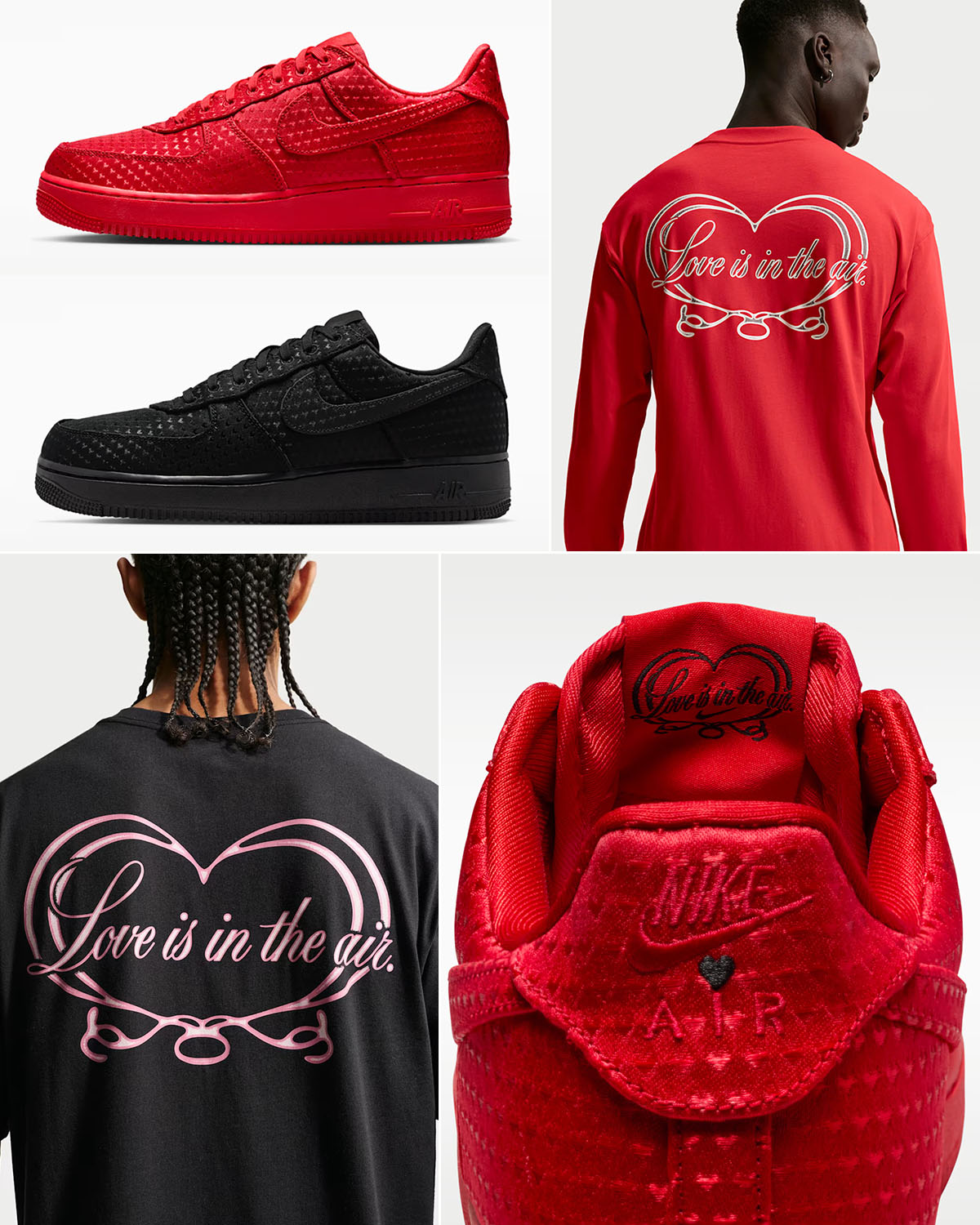Nike Air Force 1 Valentines Day 2026 Mens Sneakers Shirts Outfits