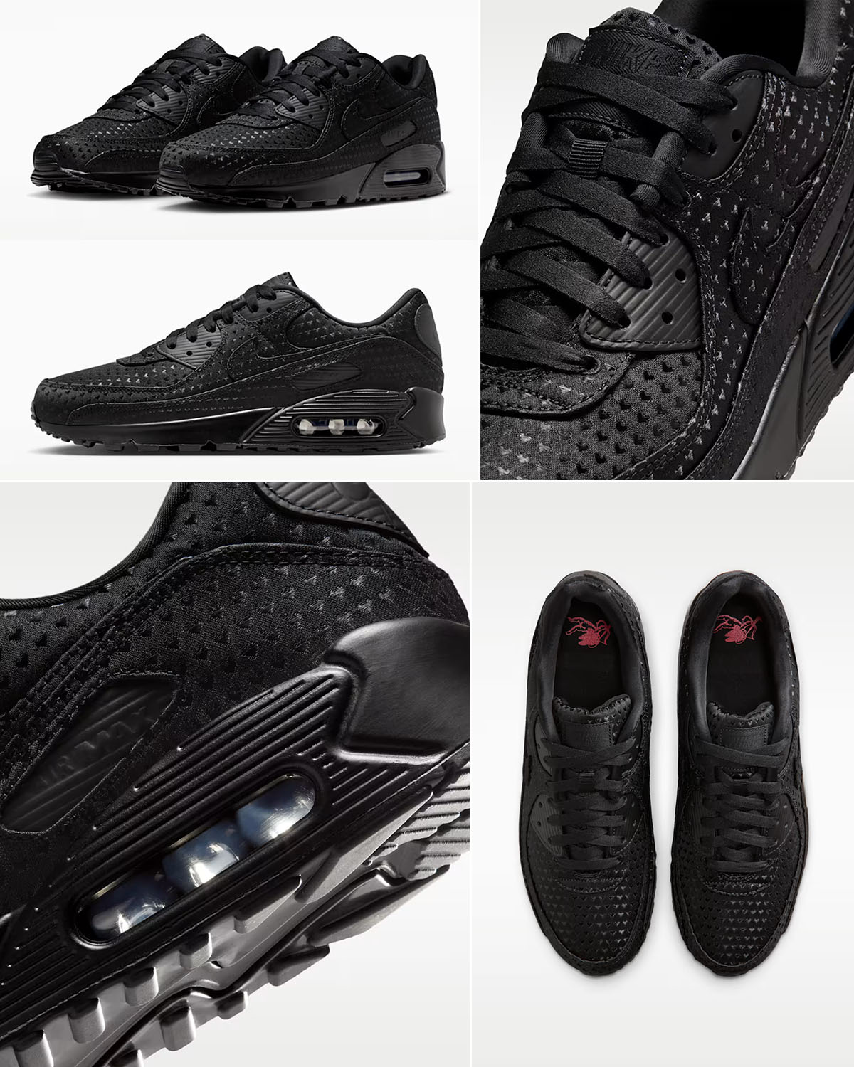 Nike Air Max 90 Valentines Day 2025 Black Mens Sneakers
