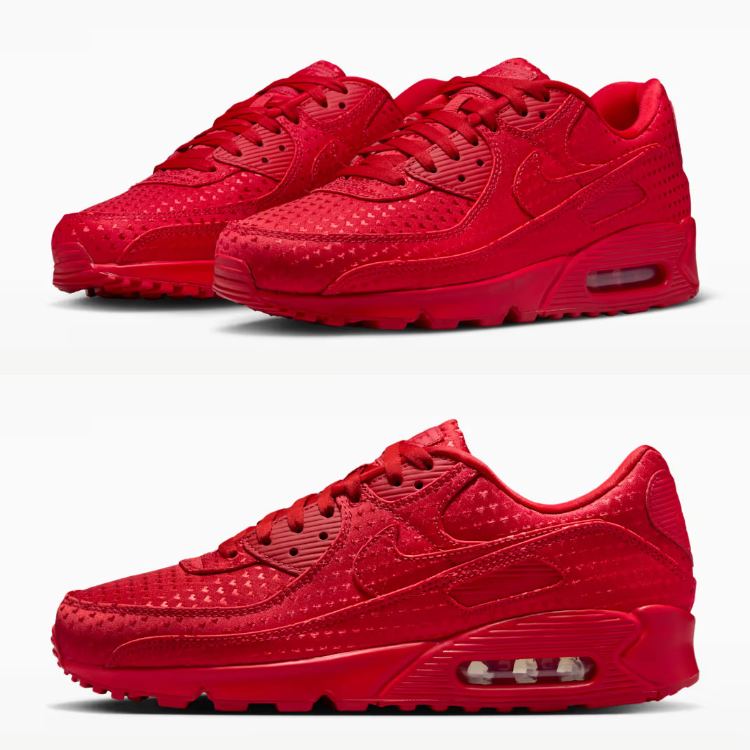 Nike Air Max 90 Valentines Day 2026 University Red Mens Shoes IB6606-600