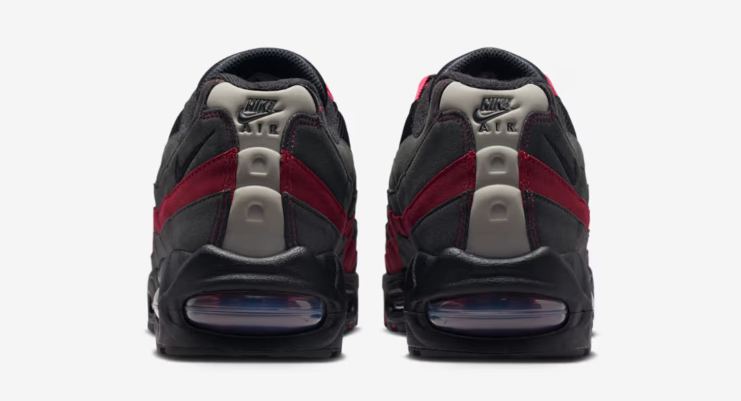 Nike Air Max 95 Black Team Crimson Mens Shoes 5