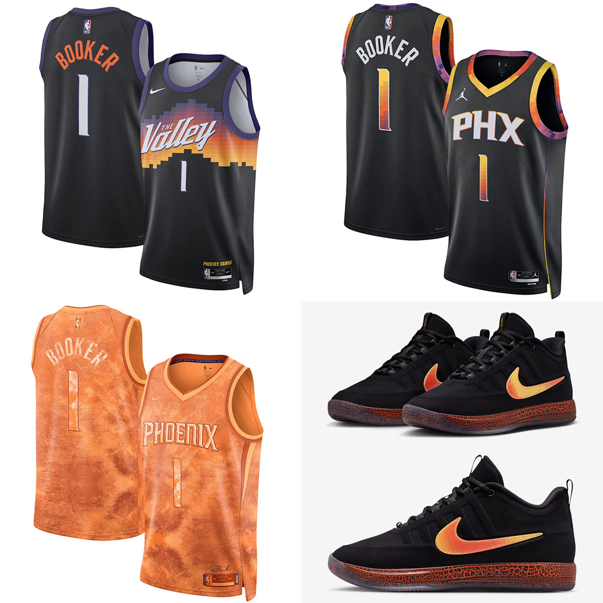 Nike Book 2 Rising Devin Booker Phoenix Suns Jerseys