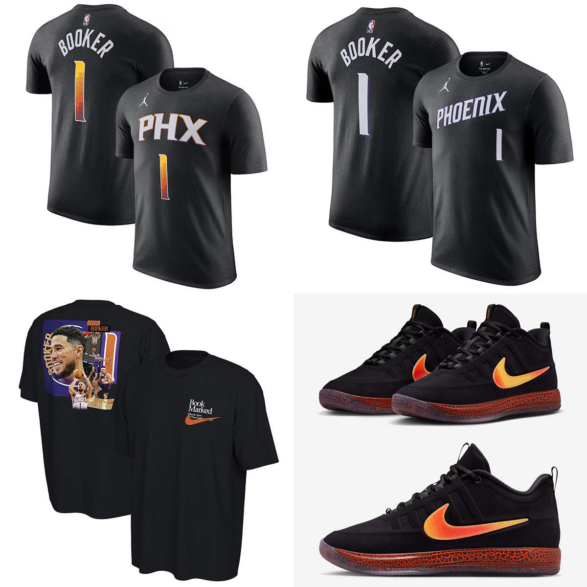 Nike Book 2 Rising Devin Booker Suns T Shirts
