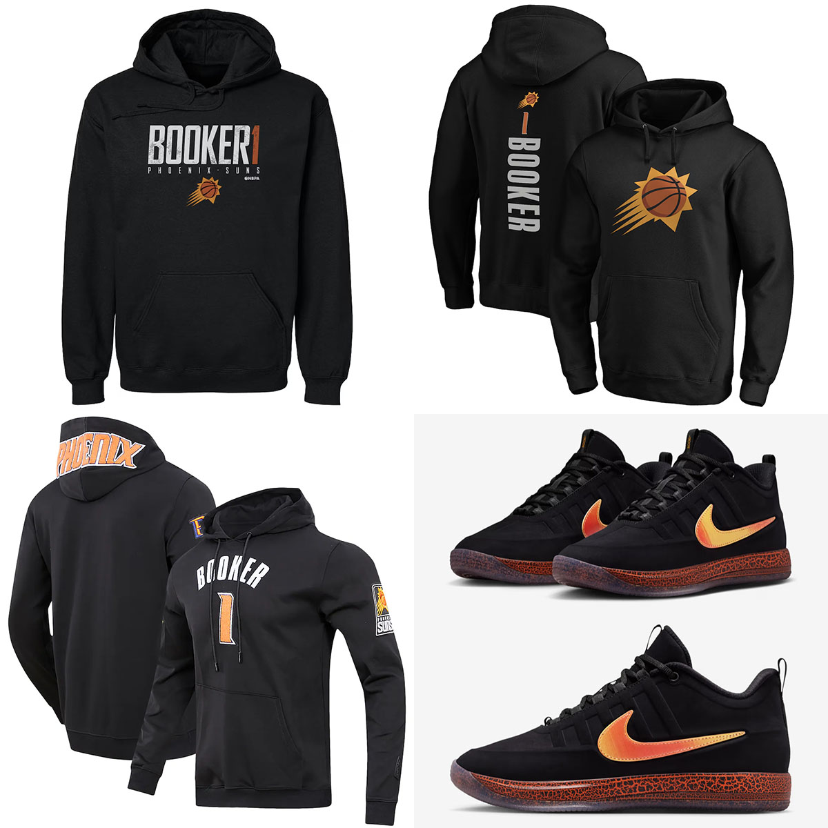 Nike Book 2 Rising Sneakers x Devin Booker Phoenix Suns Hoodies