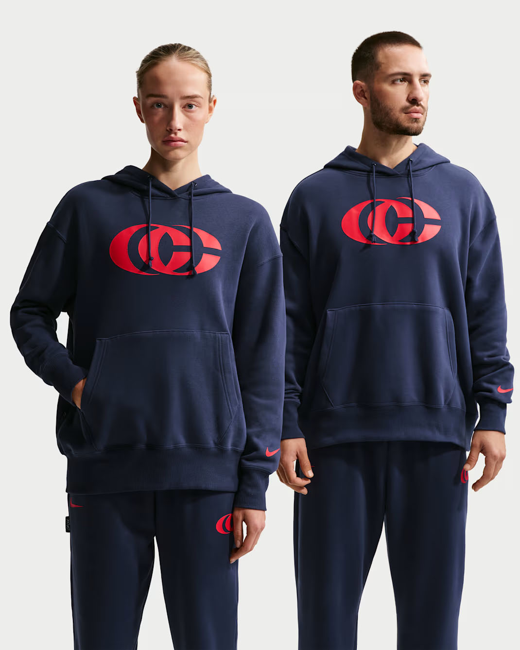Nike Caitlin Clark Hoodie Midnight Navy University Red