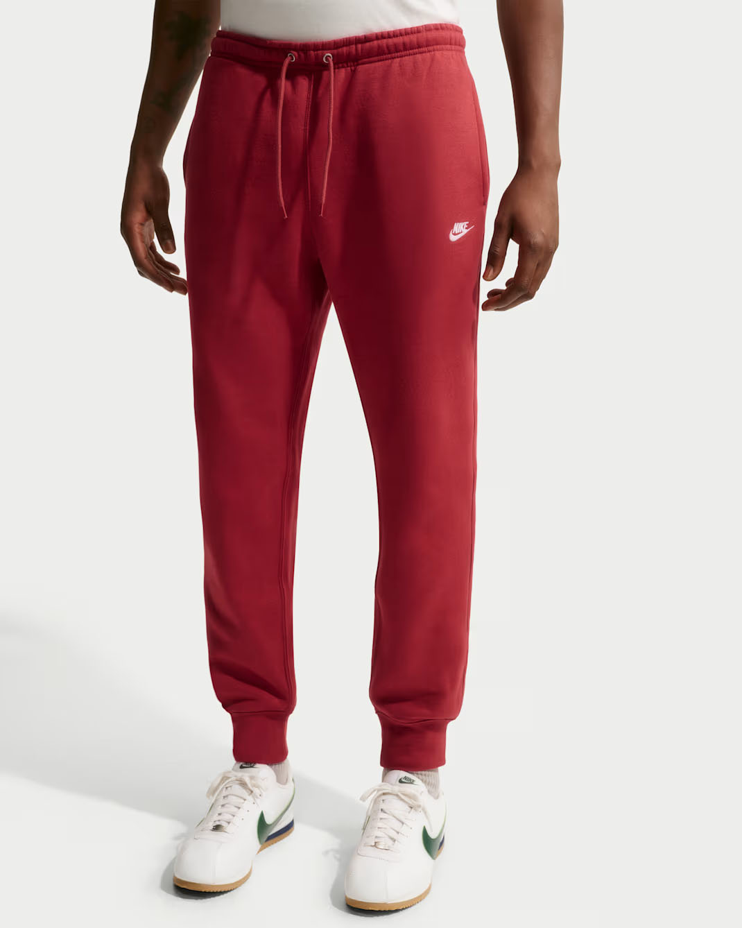 Nike Club Fleece Mens Jogger Pants Team Crimson
