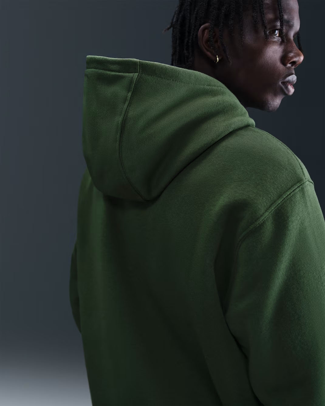 Nike Club Fleece Mens Pullover Hoodie Fir Jade Horizon Summit White 2