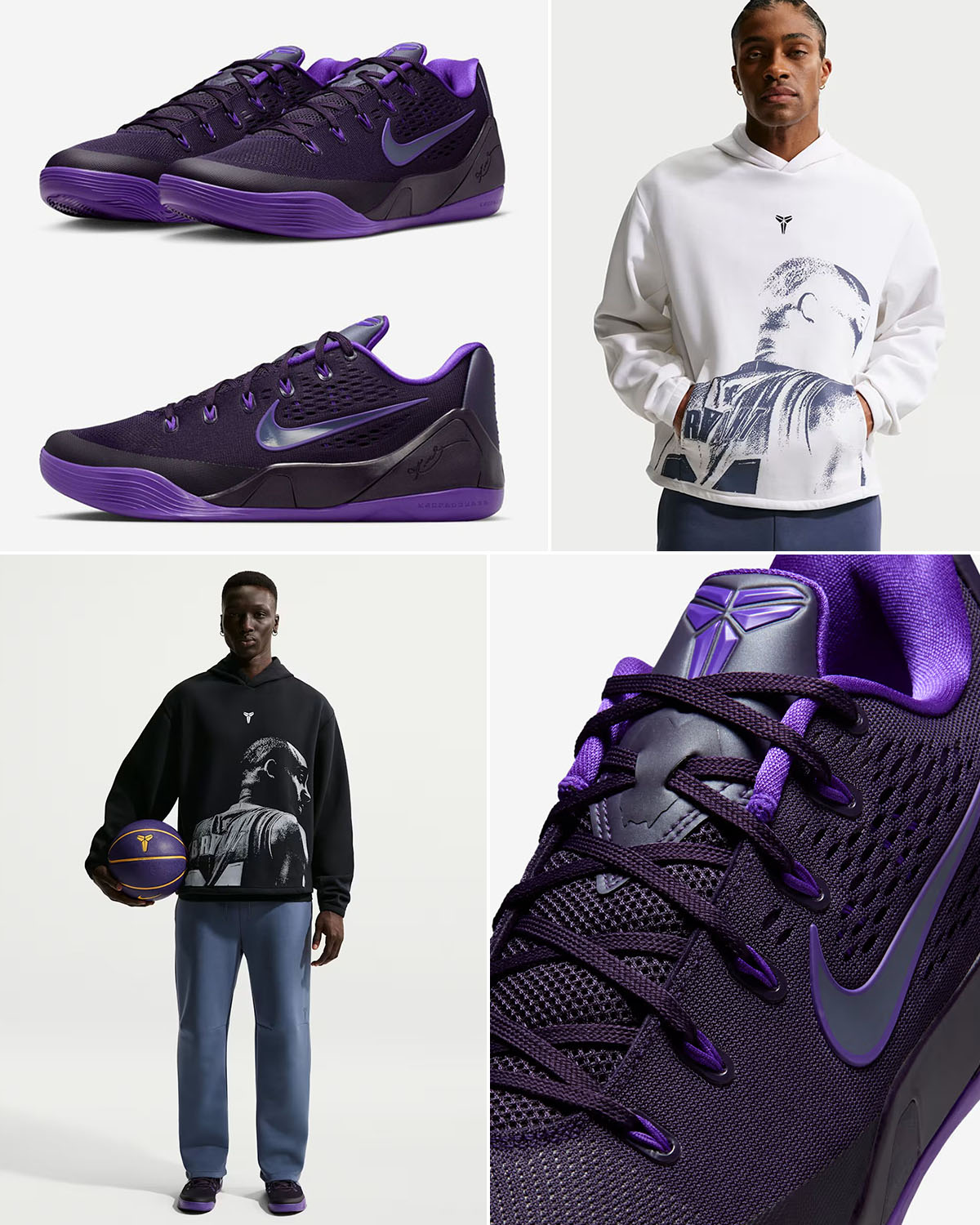 Nike Kobe 9 Elite Low EM Protro Purple Dynasty Sneakers and Outfits