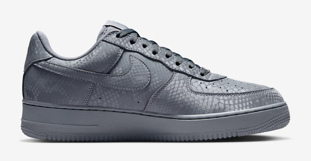 Nike Kobe Air Force 1 Low Cool Grey Mens Sneakers 3