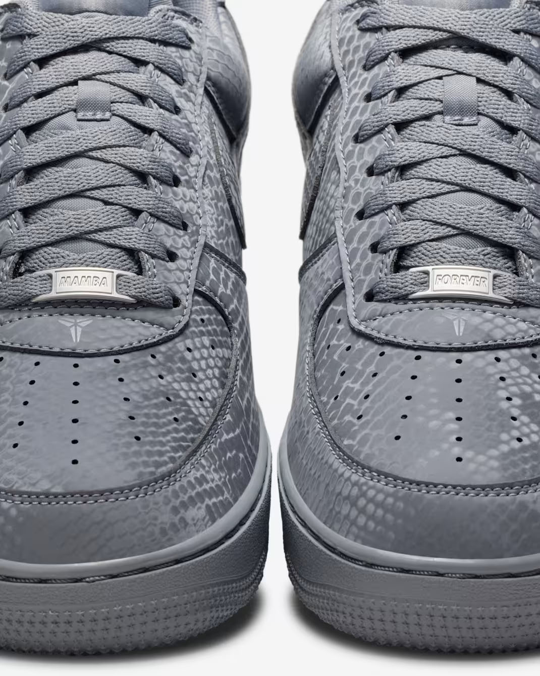 Nike Kobe Air Force 1 Low Cool Grey Mens Sneakers 9