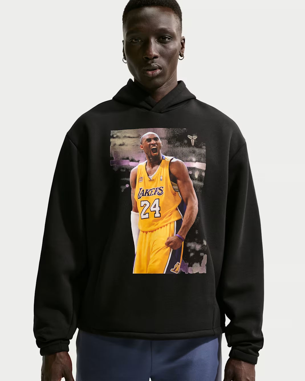 Nike Kobe Graphic Dri Fit Fleece Pullover Hoodie Black 1