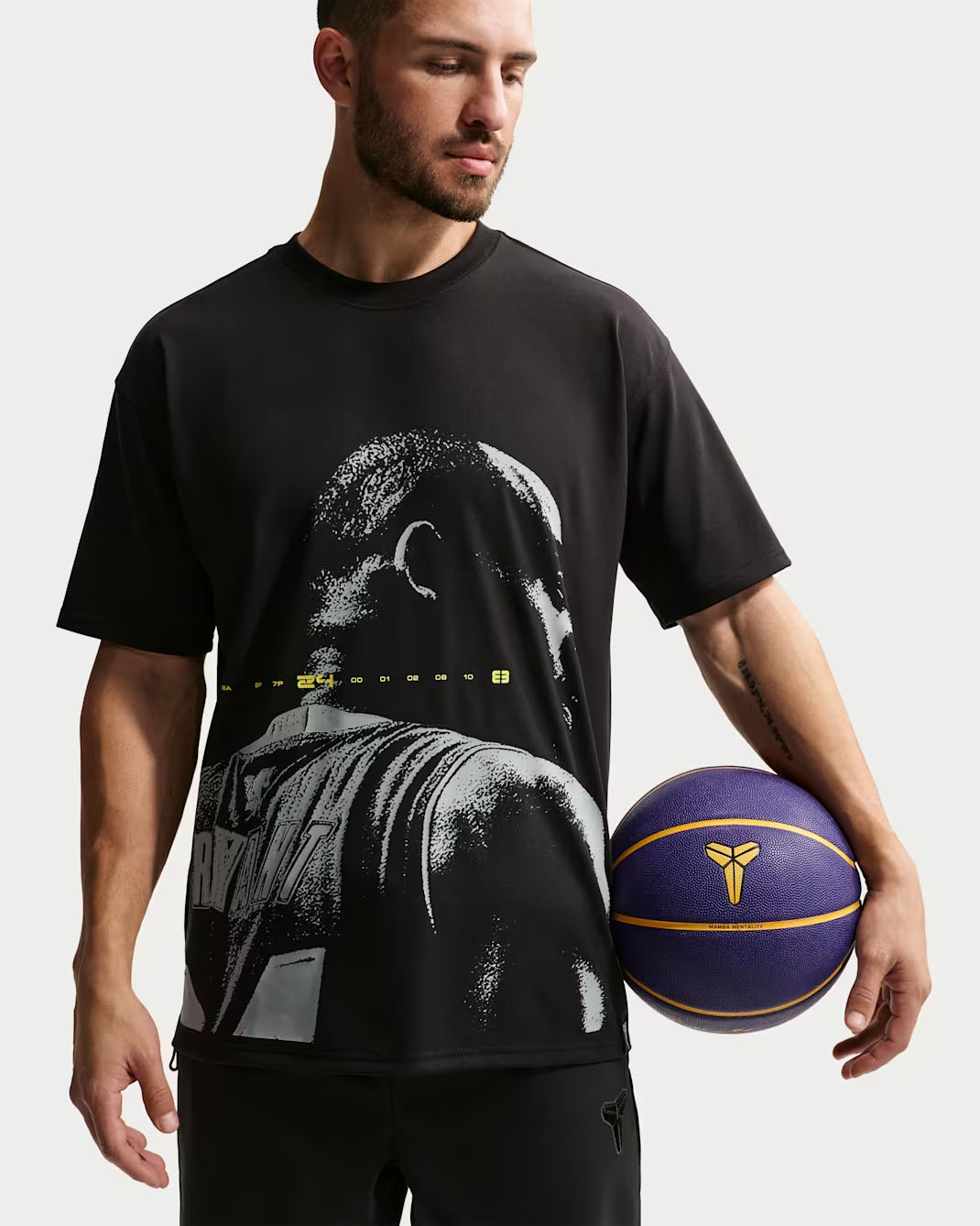 Nike Kobe Mens Dri Fit Graphic T Shirt Black