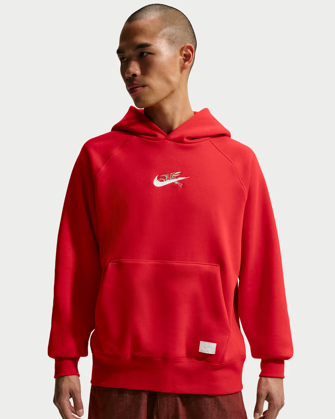 Nike Sportswear Lunar New Year of the Horse Mens Hoodie Red 1