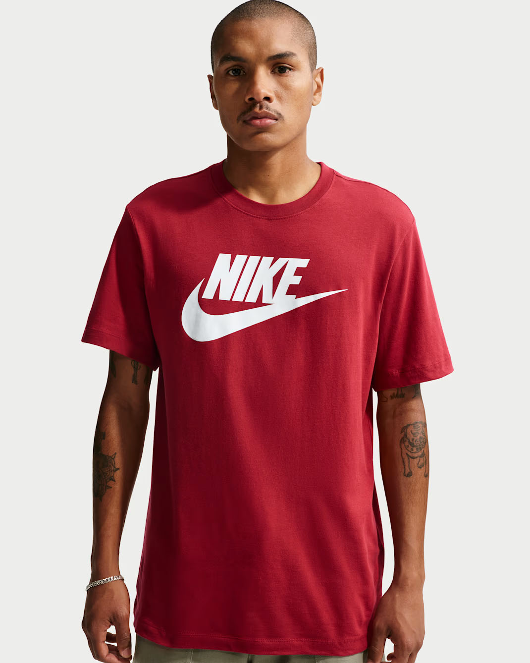 Nike Sportswear Mens T Shirt Team Crimson