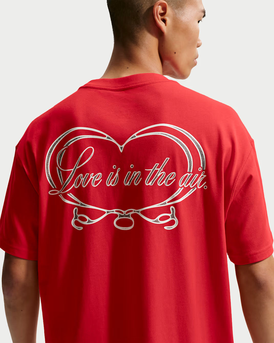 Nike Sportswear Valentines Day Love is in the Air Mens T Shirt Red 2