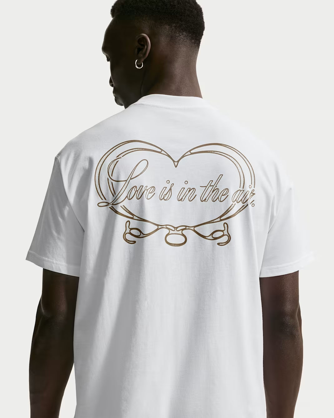 Nike Sportswear Valentines Day Love is in the Air Mens T Shirt White 2