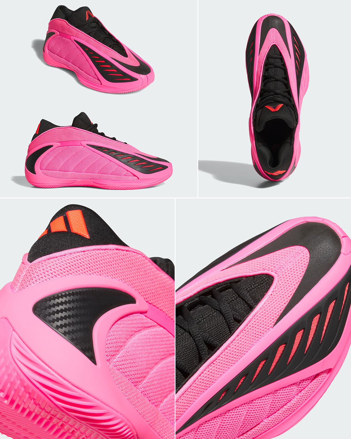 adidas Anthony Edwards 2 Lucid Pink Sneakers
