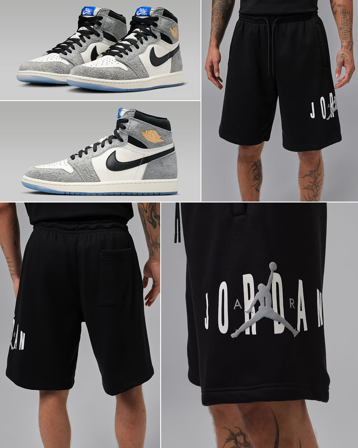 Air Jordan 1 High OG All Star 2026 x Jordan Brooklyn Stretch Men's Fleece Shorts Outfit
