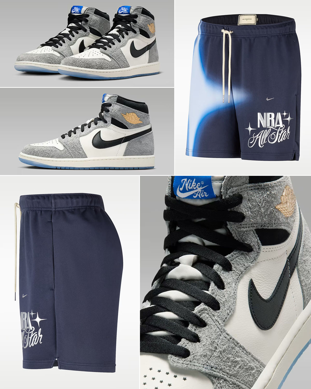 Air Jordan 1 High OG All Star 2026 x Nike NBA All Star Game LA Shorts Outfit
