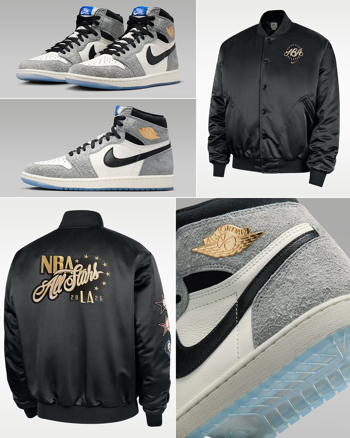 Air Jordan 1 High OG All Star 2026 x Nike NBA All Star Game Mens Jacket Outfit