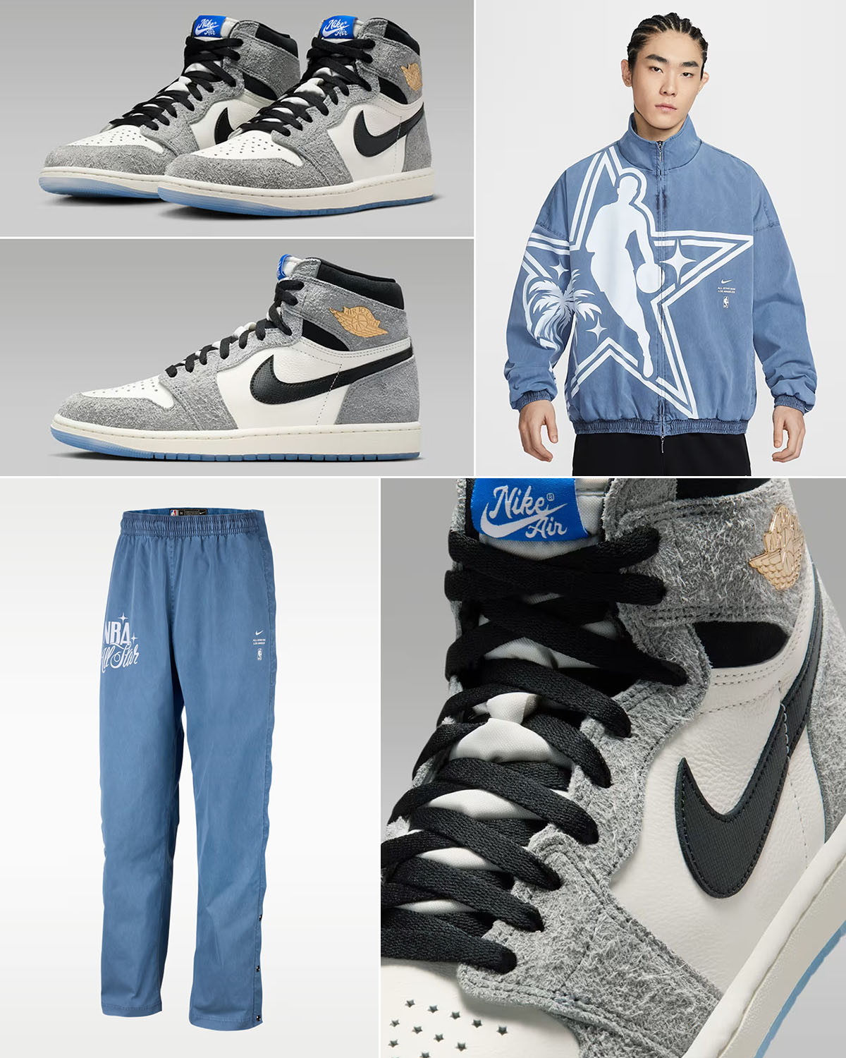 Air Jordan 1 High OG All Star 2026 x Nike NBA All Star Game Standard Issue Jacket Pants Outfit