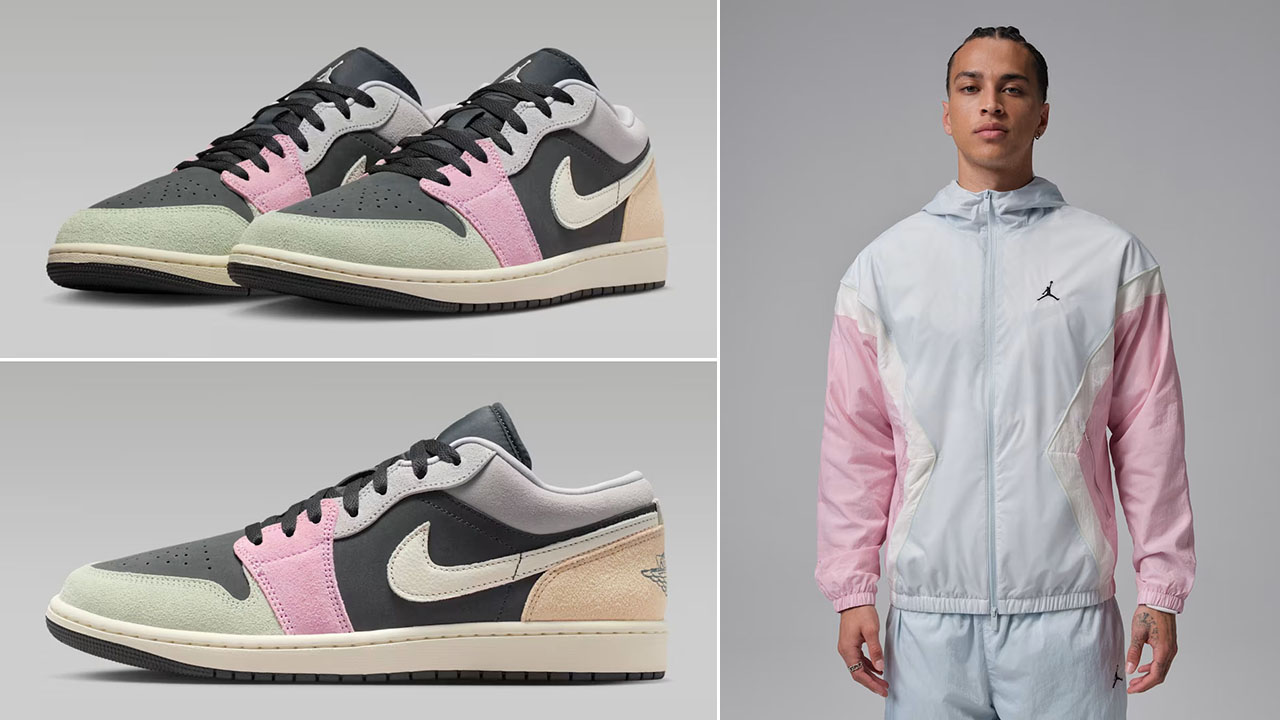 Air Jordan 1 Low Easter 2026 x Jordan Brooklyn Mens Hooded Draft Jacket