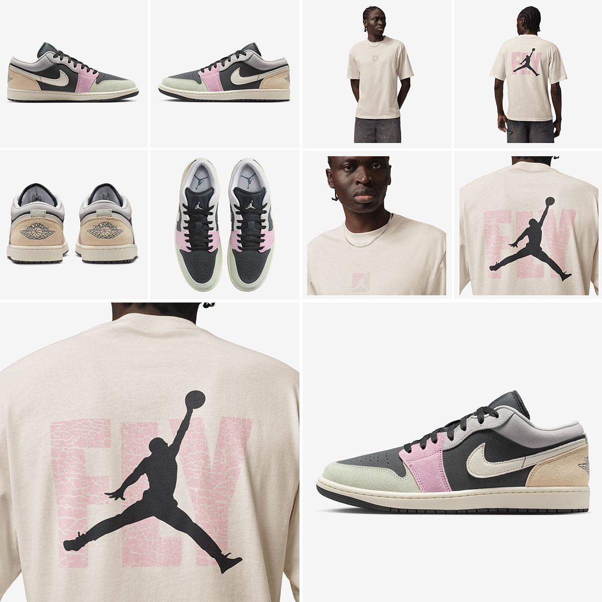 Air Jordan 1 Low Easter x Jordan Ele Graphic Mens T Shirt Outfit