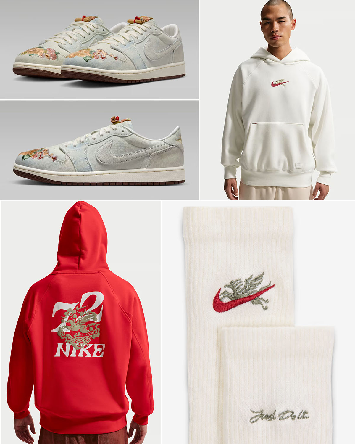 Air Jordan 1 Low OG Chinese New Year 2026 Apparel Outfits