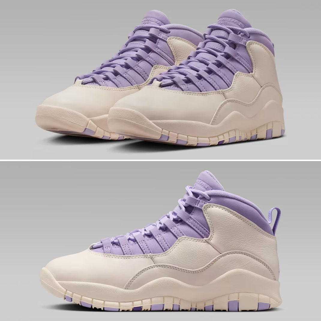 Air Jordan 10 Hydrangeas Womens Sneakers IQ0388-101
