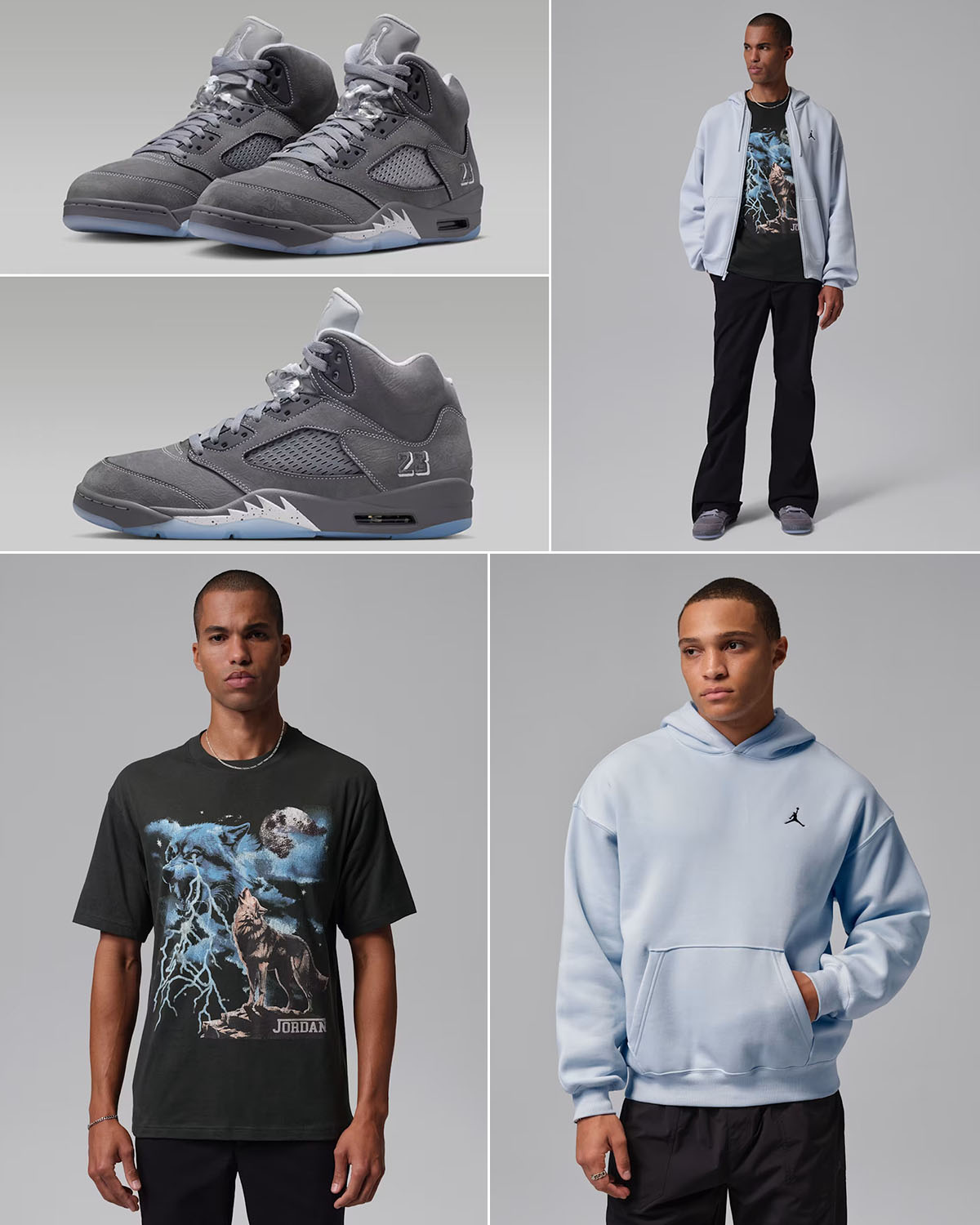 Air Jordan 5 Wolf Grey 2026 Outfits