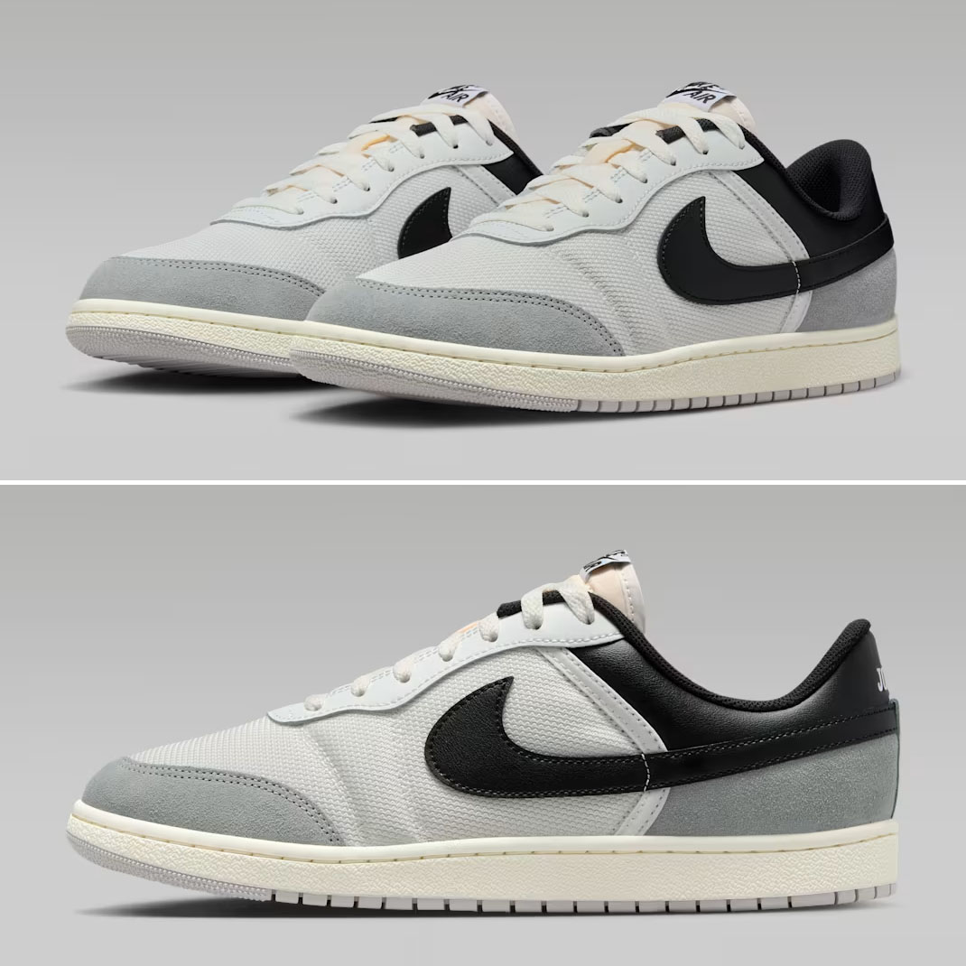 Air Jordan Skyline Low Summit White Light Smoke Grey Neutral Grey Black Mens Sneakers IM2055-101
