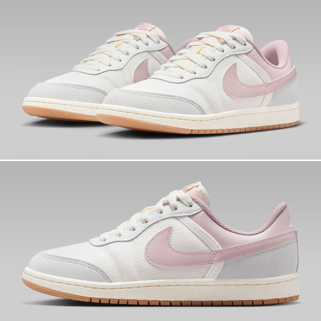 Air Jordan Skyline Low Summit White Neutral Grey Sail Particle Rose Womens Sneakers IQ0704-100