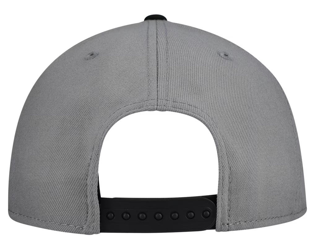 Chicago Bulls New Era Core Logo Storm Gray Two-Tone 9FIFTY Snapback Hat 3
