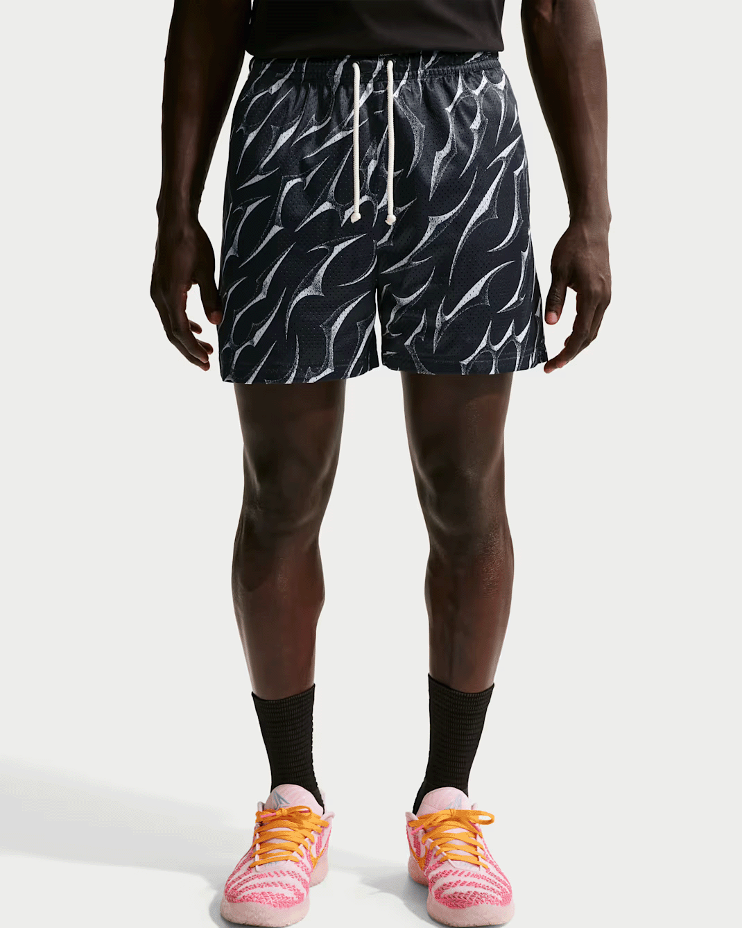 Ja 3 Men's Dri-FIT Basketball Practice Shorts Vast Grey Black Pale Ivory