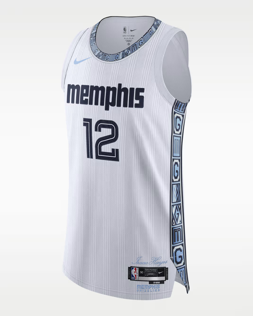 Ja Morant Memphis Grizzlies City Edition Men's Nike Dri-FIT ADV NBA Authentic Jersey 1