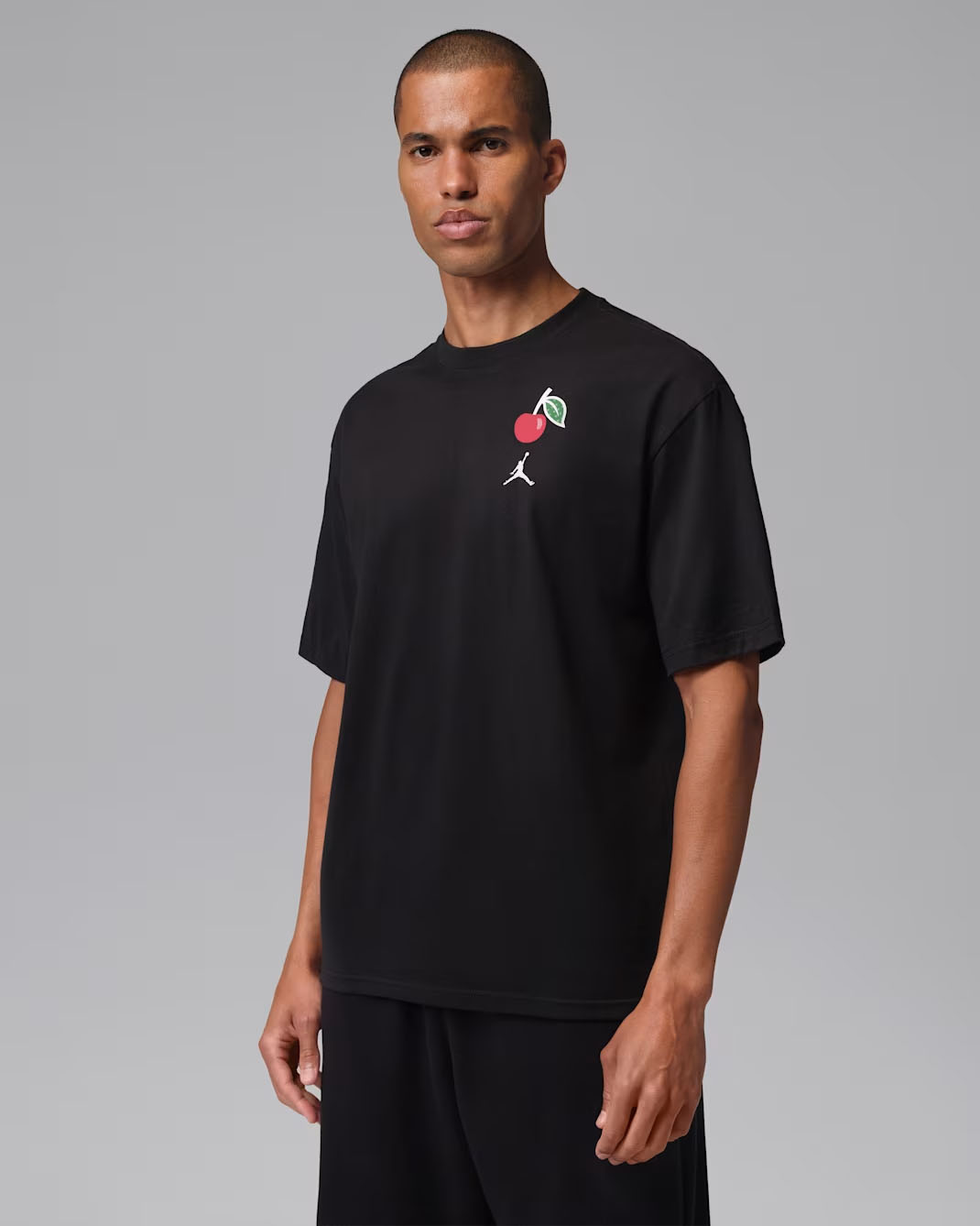 Jordan 1985 Cherry Red Mens T Shirt Black 1