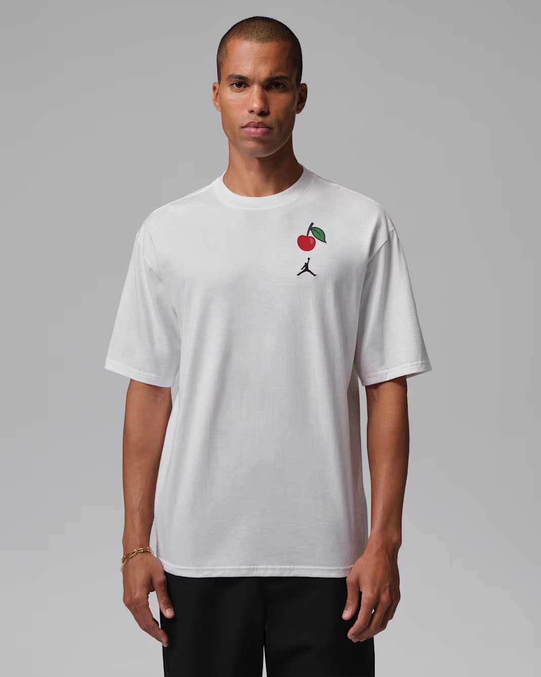 Jordan 1985 Cherry Red Mens T Shirt White 1